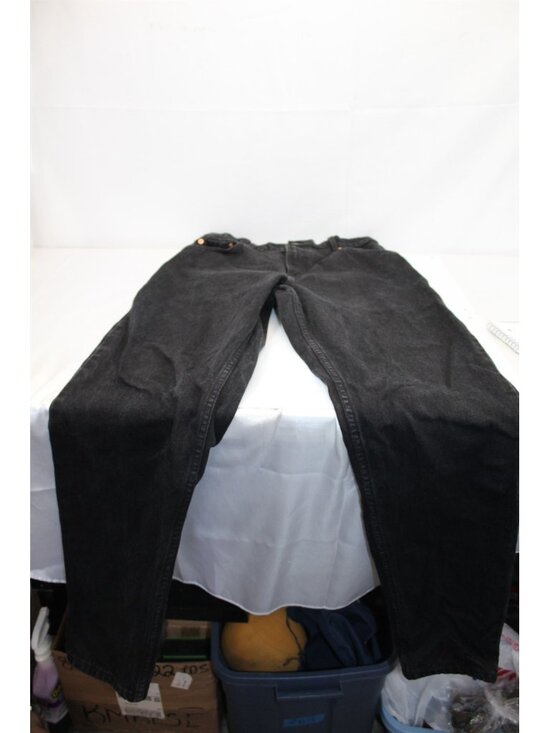 Levi's Denim - Women's Levi's Black Jeans Red Tag Cut 551 Relaxed Fit 12 long Vintage